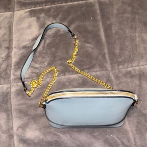 Small blue purse.